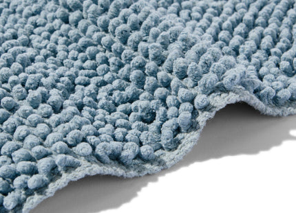 bath mat 50x85 chenille ice blue