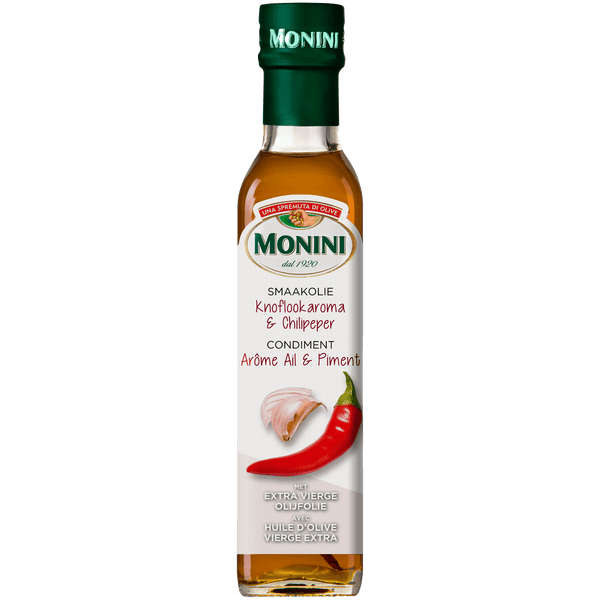 Monini Olijfolie met knoflookaroma