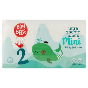 Bonbebe Luiers maat 2 mini 3-6 kg