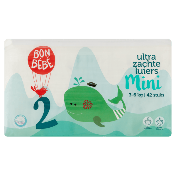 Bonbebe Windeln Größe 2 Mini 3-6 kg