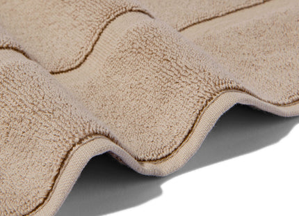 bath mat 50x85 heavy quality taupe