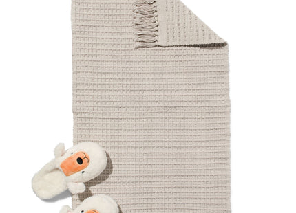 bath mat waffle beige 50x80