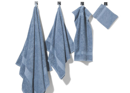 handdoek 50x100 zware kwaliteit grijsblauw