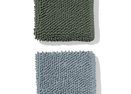 badmat 50x80 chenille groen