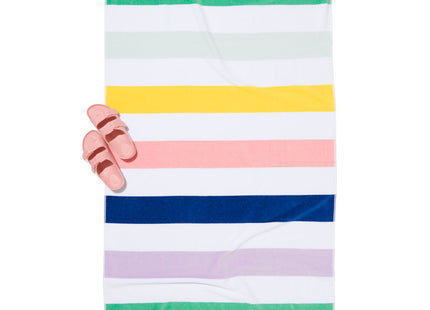 beach towel velvet 90x180 stripes