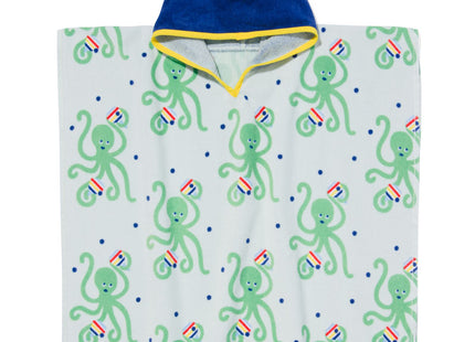 kinder strandponcho 60x60 octopus