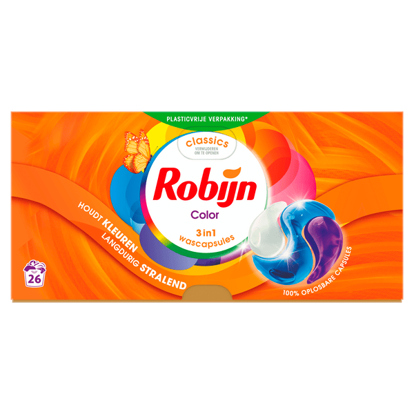 Robijn 3-in-1 classics capsules color