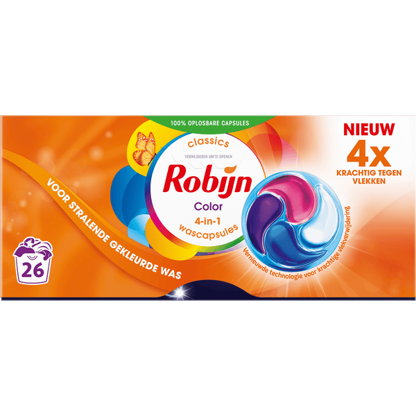 Robijn 3-in-1 classics capsules color