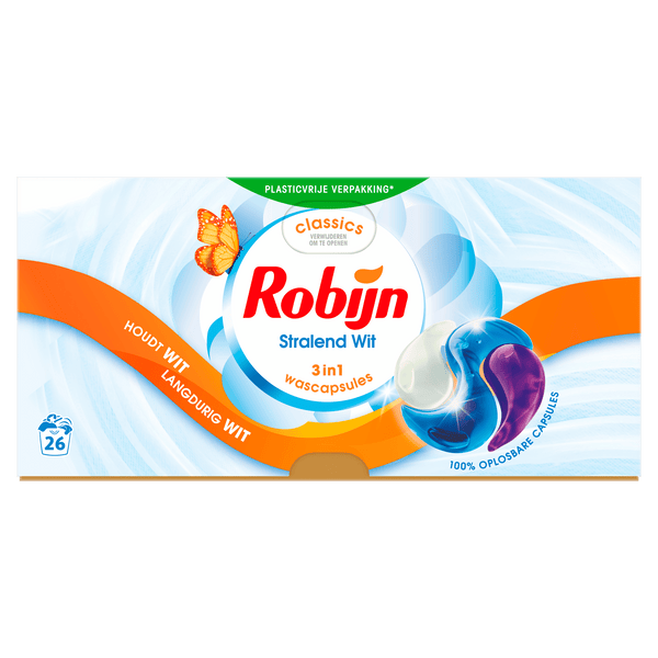 Robijn 3-in-1 classics capsules stralend wit