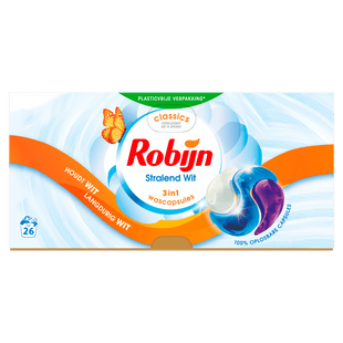 Robijn 3-in-1 classics capsules stralend wit