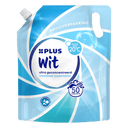 Liquid laundry detergent refill pouch white