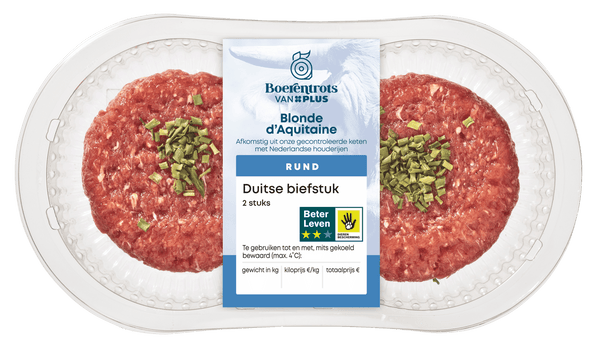 Boerentrots Duitse biefstuk 2 stuks