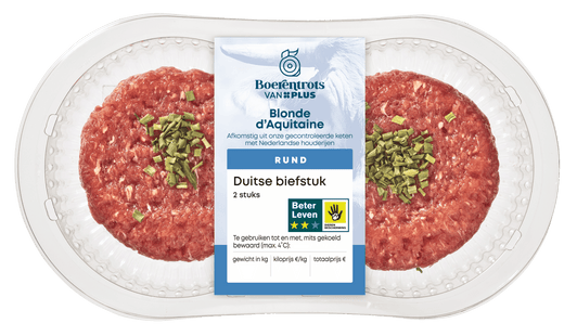 Boerentrots Duitse biefstuk 2 stuks