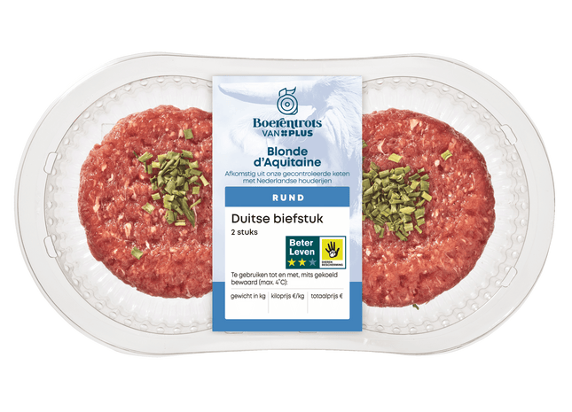 Boerentrots Duitse biefstuk 2 stuks