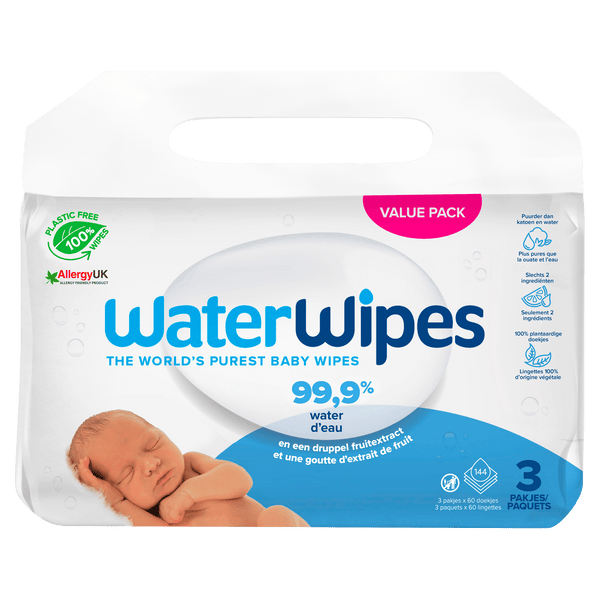 Waterwipes Babydoekjes 3x48 stuks
