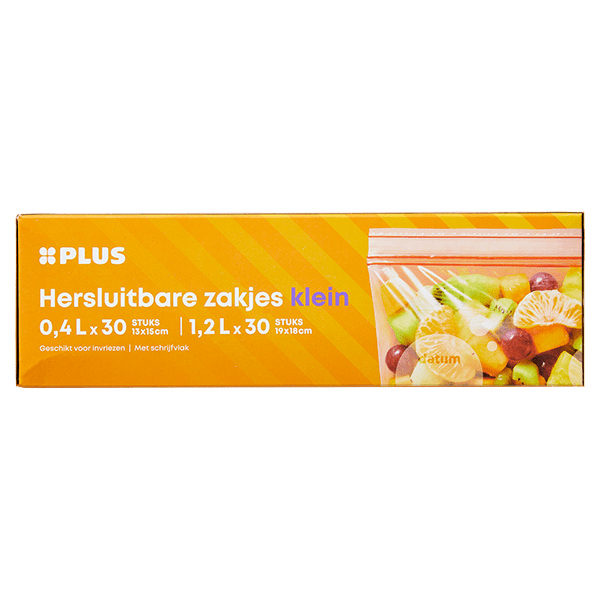 Hersluitbare zakjes klein