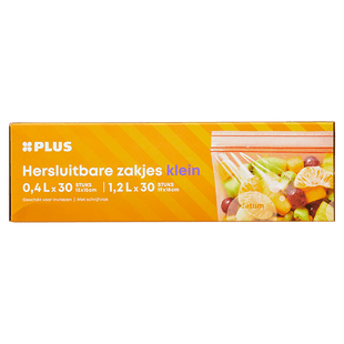 Hersluitbare zakjes klein