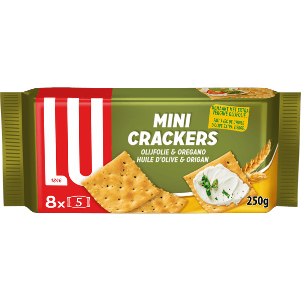Lu Mini crackers olijf & oregano