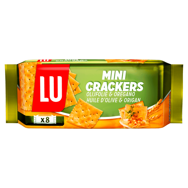 Lu Mini crackers olive & oregano