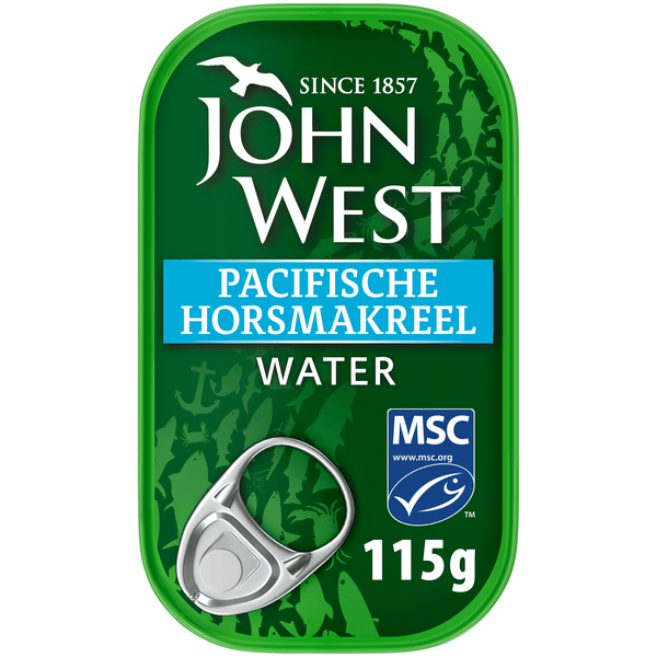 John West Makreel water MSC