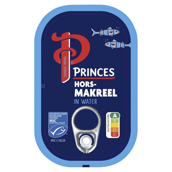 Princes horse mackerel fillets in water
