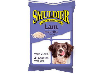 Smuldier Lam met Rijst 4x60 gram