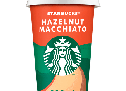 Starbucks Chilled iced coffee hazelnut macchiato