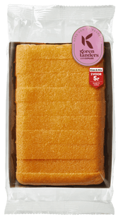 Korenlanders Roombotercake gesneden