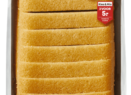 Neutraler Marmorkuchen in Scheiben geschnitten