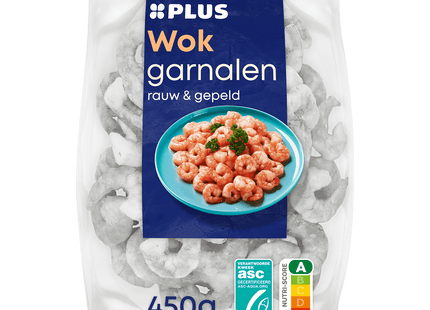 Wokgarnalen rauw & gepeld