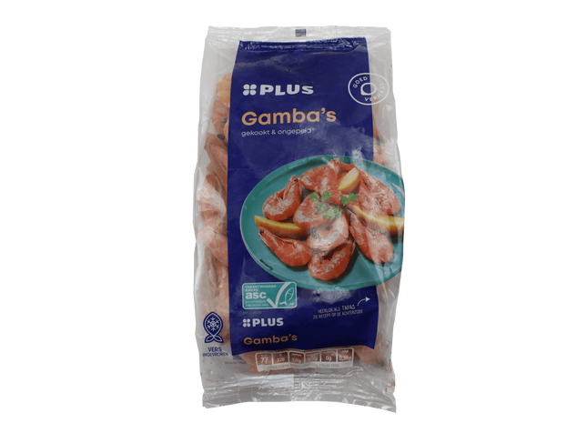 Garnelen gekocht und ungeschält