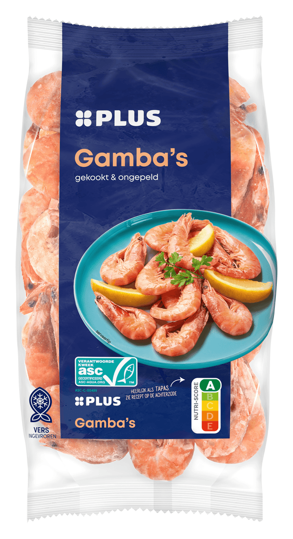 Garnelen gekocht und ungeschält