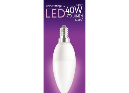 Lamp LED 40W Kaars kleine fit mat