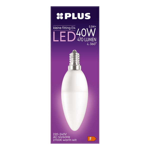 Lamp LED 40W Kaars kleine fit mat