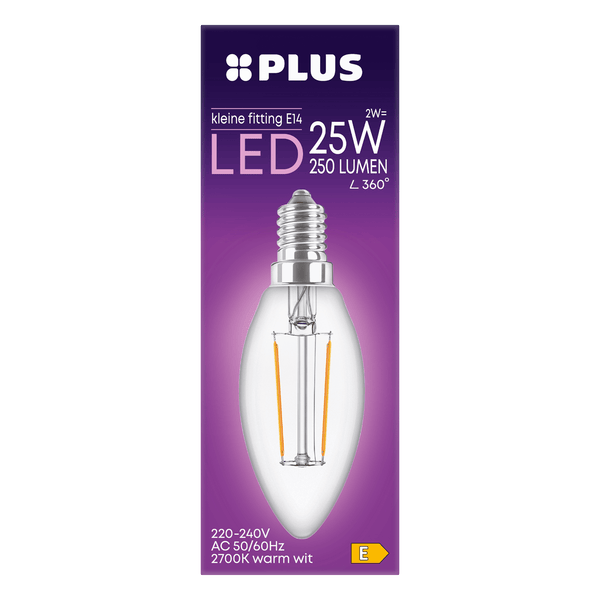 Lamp LED 25W Kaars kleine fit helder