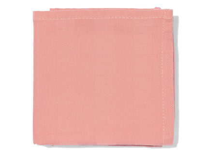 tea towel 65x65 cotton pink