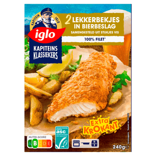 Iglo Kapitein Klassiekers Lekkerbekjes bier