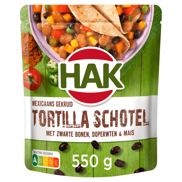Hak Tortilla schotel