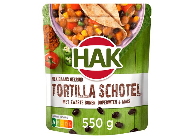 Hak Tortilla schotel
