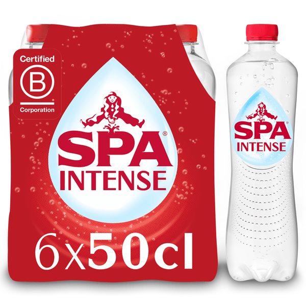 Spa Intense sparkling mineral water