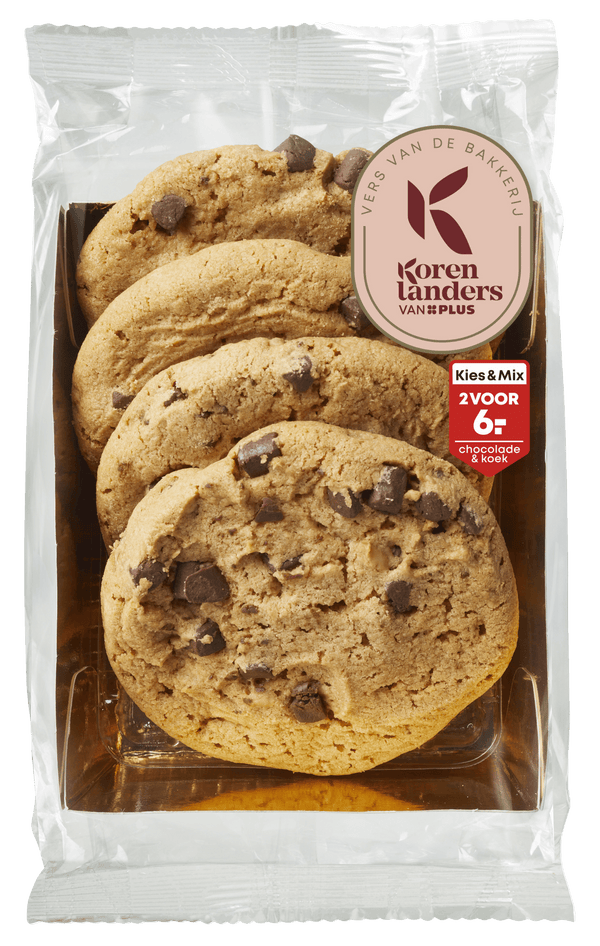 Korenlanders Roomboter chocolate chunk cookies