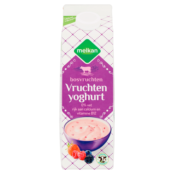 Melkan Magere vruchtenyoghurt bosvruchten
