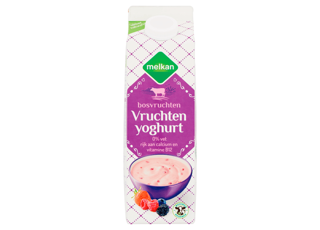 Melkan Magere vruchtenyoghurt bosvruchten