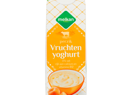 Melkan Low-fat fruit yoghurt peach