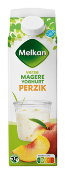 Melkan Low-fat fruit yogurt peach