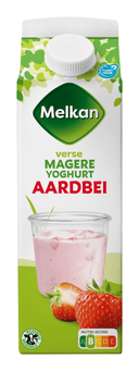 Melkan Low-fat fruit yogurt strawberry