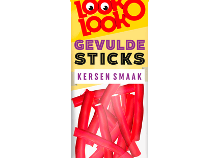 Look o Look Look-O-Look Gevulde Kersen Sticks