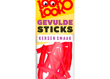 Look o Look Look-O-Look Gevulde Kersen Sticks