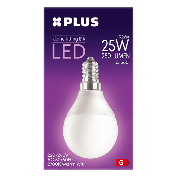LED 25W Kogel E14 kleine fitting mat