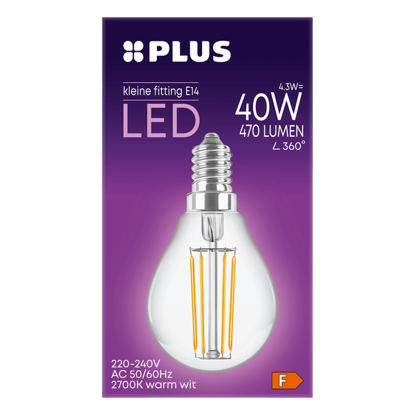Lampe LED 40W Kugel klein passend hell